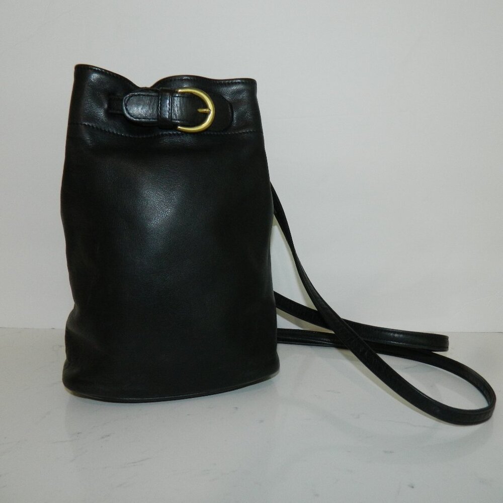 Genuine Vintage COACH #4162 Cornelia Black Leather Backpack Sling Bag